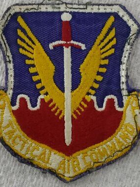 VINTAGE US AIR FORCE TACTICAL AIR COMMAND 4"
